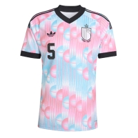 Camiseta Bélgica Maxim De Cuyper #5 Segunda Equipación Replica Mundial 2026 mangas cortas